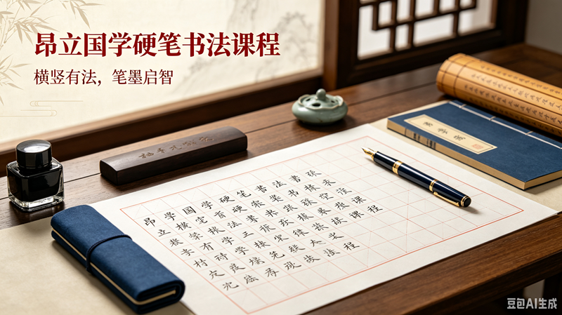 昂立国学硬笔书法课程，有必要报吗？