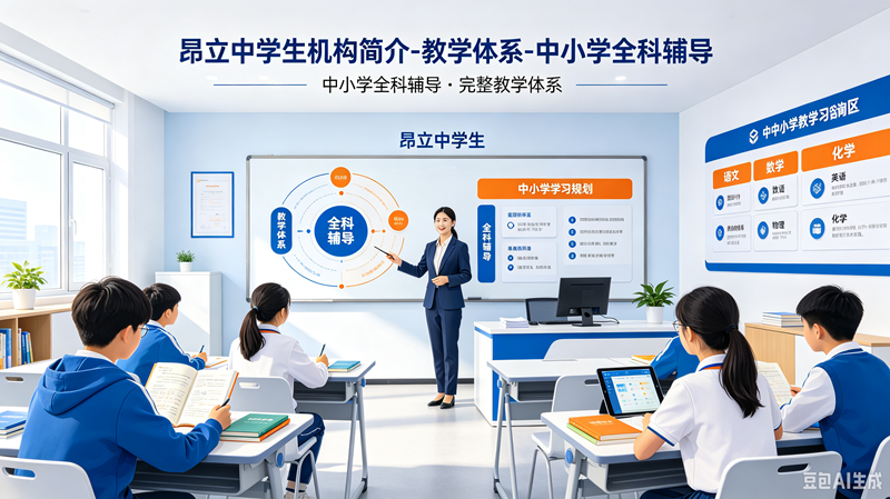 昂立中学生机构简介-教学体系-中小学全科辅导