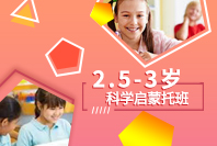 2.5-3岁科学启蒙托班课程